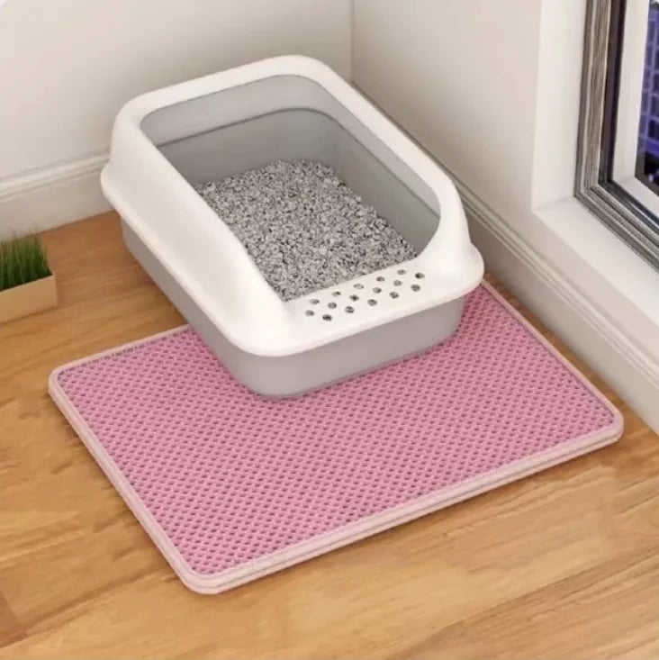 Double-Layer Cat Litter Mat